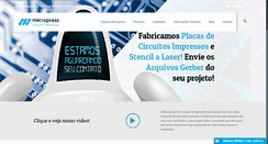 Desktop Screenshot of micropress.com.br